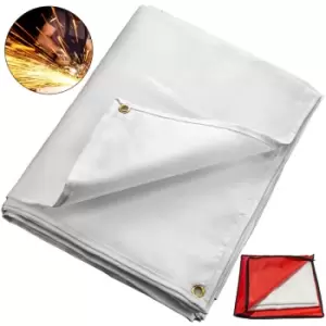 Vevor - Welding Blanket 10 x 10ft Fiberglass Blanket Heavy-Duty Fire Retardant Blanket for Easy Hanging and Protection from Sparks & Splatters