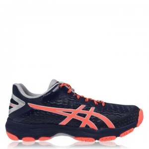 Asics Netburner Professional FF 2 Netball Trainers - Peacoat / Coral