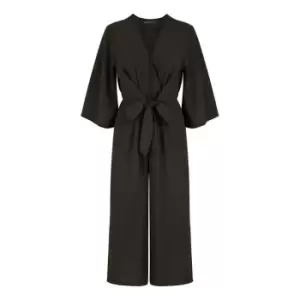 Mela London Black Kimono Style Jumpsuits - Black