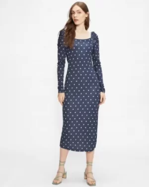 Ditsy Spot Jersey Dress