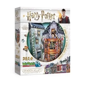 Harry Potter Hogwarts Diagon Alley Collection Weasley Wizards Wheezes & Daily Prophet Wrebbit 3D Jigsaw Puzzle