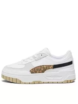 Puma Cali Dream Animal Print, White/Multi, Size 8, Women