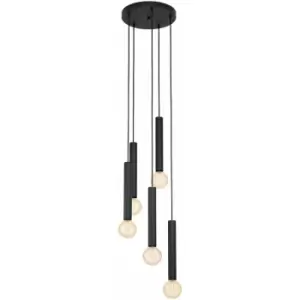 Pendant Ceiling Light 5 Black Long Bulb Holders Kitchen Bulb E27 5x60W