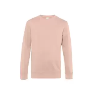 B&C Mens King Crew Neck Sweater (M) (Soft Rose)