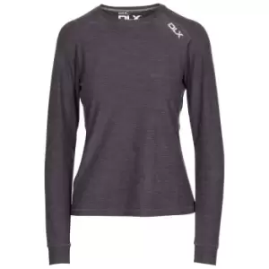 Trespass Womens/Ladies Jannett Long-Sleeved T-Shirt (S) (Black Marl)