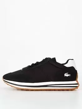 Lacoste L-spin 222 1 Sma Trainer, Black/Gum, Size 12, Men