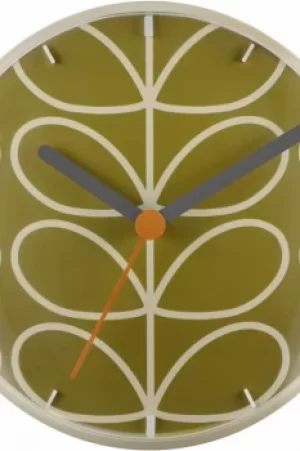 Orla Kiely Clocks Moss Wall Clock OK-WCLOCK02