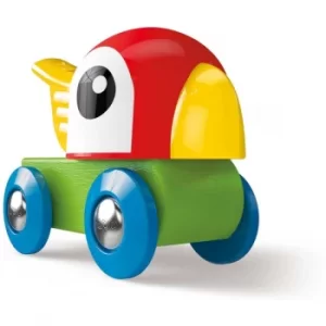 Hape Whistling Parrot Engine Pull Along Toy