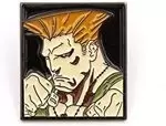 Street Fighter Guile Pin Badge