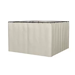 OutSunny Canopy Sidewall Beige 84C-226V02BG 3 x 3 m