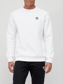 adidas Originals Essential Crew Sweat Top - White Size XL Men