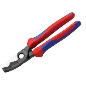 Knipex Cable Shears Twin Cutting Edge PVC Grip 200mm (8in)