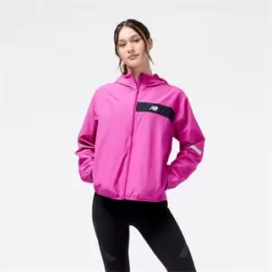 New Balance Hi-Viz Accelerate Running Jacket Womens - Pink