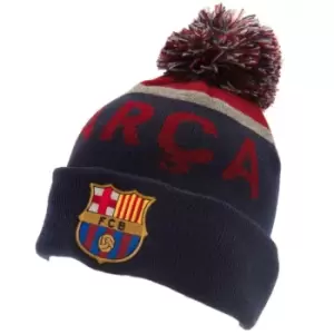 FC Barcelona Ski Hat (One Size) (Blue/Red)