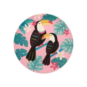 Sass & Belle Tiki Toucan Bamboo Plate