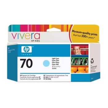 HP 70 Light Cyan Ink Cartridge