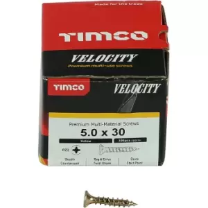 Timco Multi Purpose Countersunk Velocity Screw - 5.0 x 30 (200 pack)