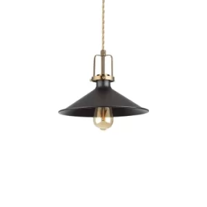 Eris-3 Indoor Dome Ceiling Pendant Lamp 1 Light Black, E27