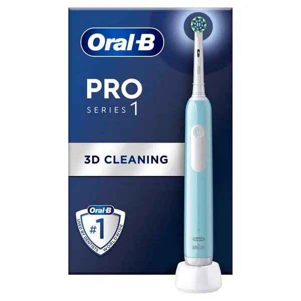 Oral B Pro 1 Cross Action Blue Electric Toothbrush