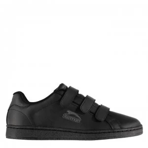 Slazenger Ash Strap Trainers Mens - Black/Charcoal