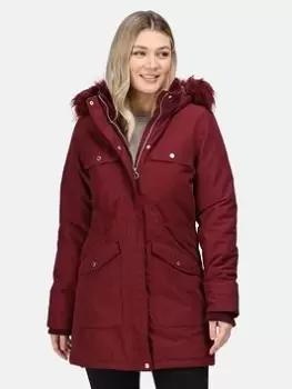 Regatta Samiyah Waterproof Insulated Jacket - Claret, Size 12, Women