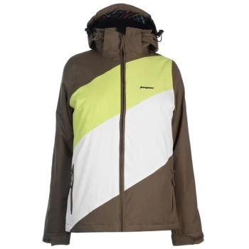 Trespass Trio Ski Jacket Ladies - Green/White