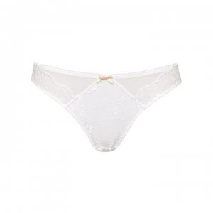 Figleaves Juliette Lace Brazilian Briefs - White