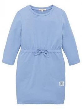 Barbour Girls Essential Jersey Dress - Blue, Size 6-7 Years, Women