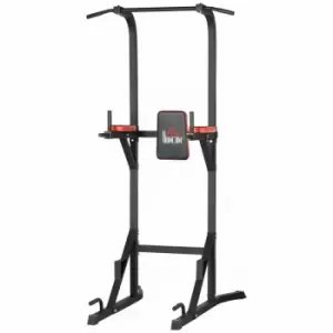 Homcom Power Tower Pull Up Station With Dip Station And Push-up Stand Home Gym