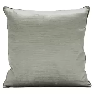 Stella Embossed Texture Cushion Silver