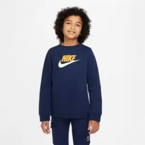 Nike Hybrid Crew Sweatshirt Junior Boys - Blue