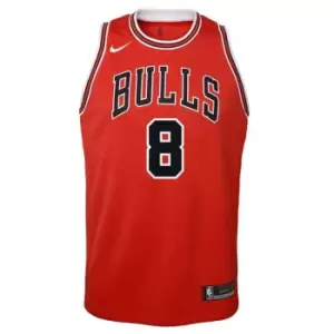 Nike NBA Icon Jersey Junior Boys - Red