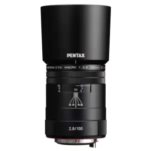 Pentax-D FA HD 100mm f2.8 ED AW Macro Lens - Black