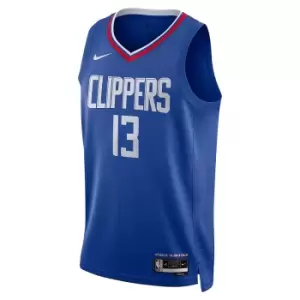 Nike Nba Los Angeles Clippers Dri-fit Icon Swingman Jersey Paul George, Rush Blue/george Paul