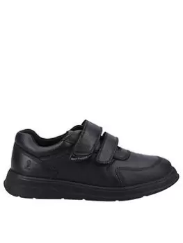 Hush Puppies Ryan Snr School Shoe - Black, Size 7 Older