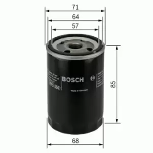 Bosch 0451103272 Oil Filter P3272