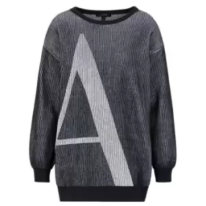 Armani Exchange Large a Jumper - Black