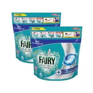 Fairy Professional Platinum Stain Remover Non-Bio 2x50 Pods Pack of 2