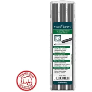 Pica - big dry 6060 Automatic Pencil Stonemason Hard 10H Graphite Refills 6055