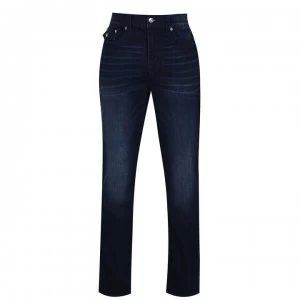 True Religion Rocco T Flap Jeans - Genuine Midnght