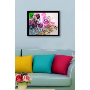 SC0912 Multicolor Decorative Framed MDF Painting