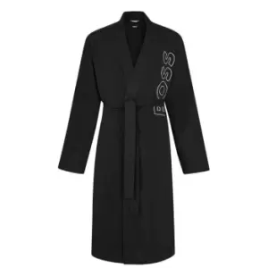 Boss Bodywear Identity Kimono Dressing Gown Mens - Black