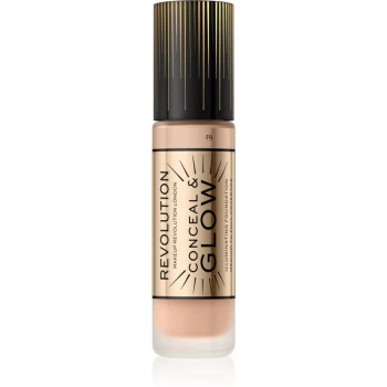 Revolution Conceal Glow Foundation F9