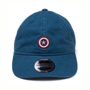 Marvel Comics - Embroidered Shield Unisex Comfortable Fitting Cap - Blue