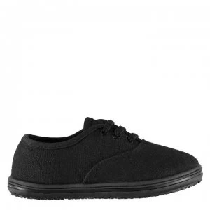 Slazenger Infants Canvas Pumps - Black