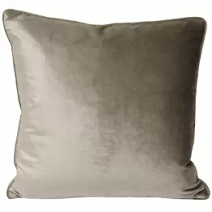 Paoletti Luxe Velvet Mink Cushion Mink