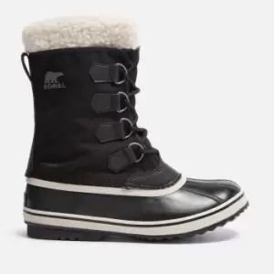 Sorel Womens Winter Carnival Waterproof Boots - Black/Stone - UK 4