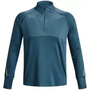 Under Armour Qualifier Run 2.0 half Zip Mens Top - Blue