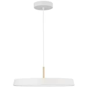 Hampton Integrated LED Pendant Ceiling Light Matt White Aluminium LED 41W 2693Lm 3000K - Merano