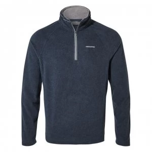 Craghoppers Quarter Zip Fleece Top - Blue/Navy Marl